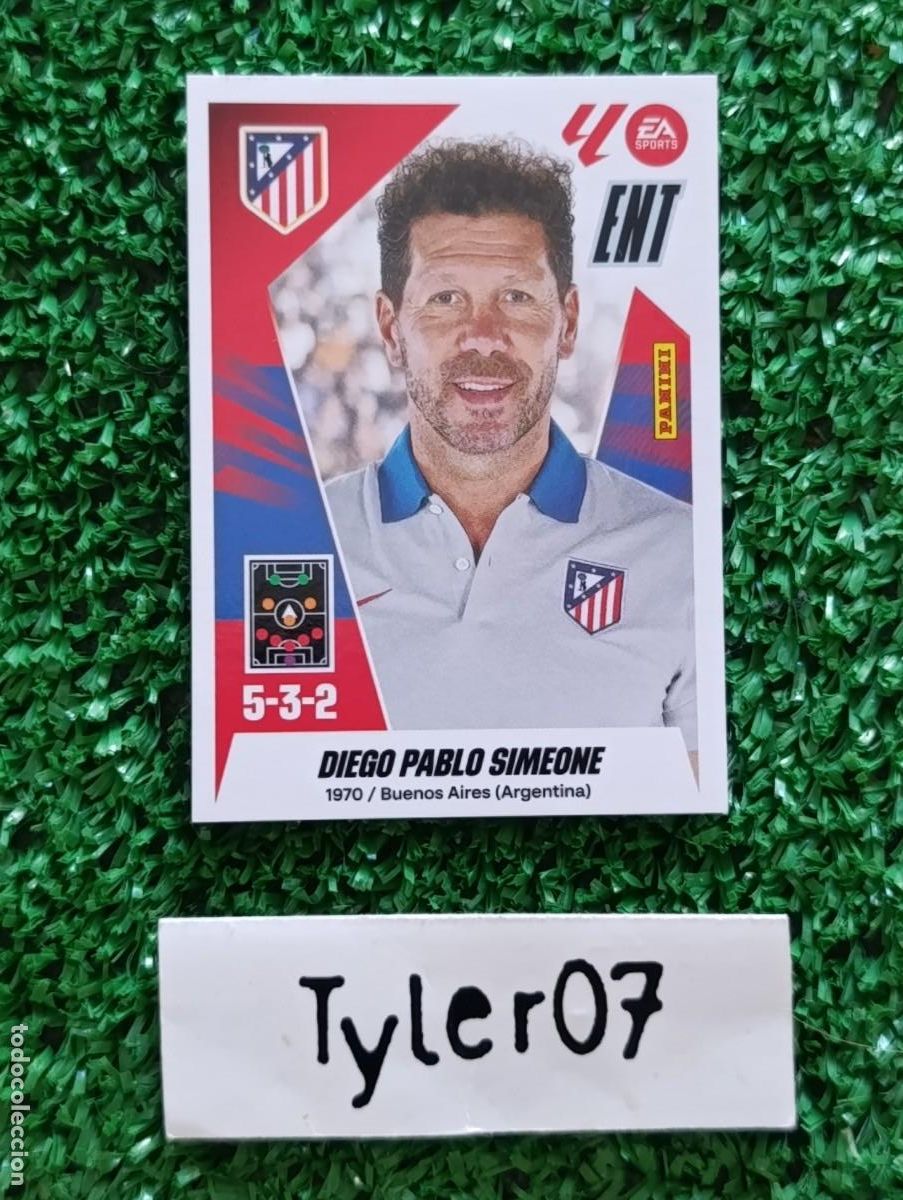 Coleccionismo Cromos antiguos: DIEGO PABLO SIMEONE ATLETICO DE MADRID 2 LIGA ESTE 2025 2026 25 26