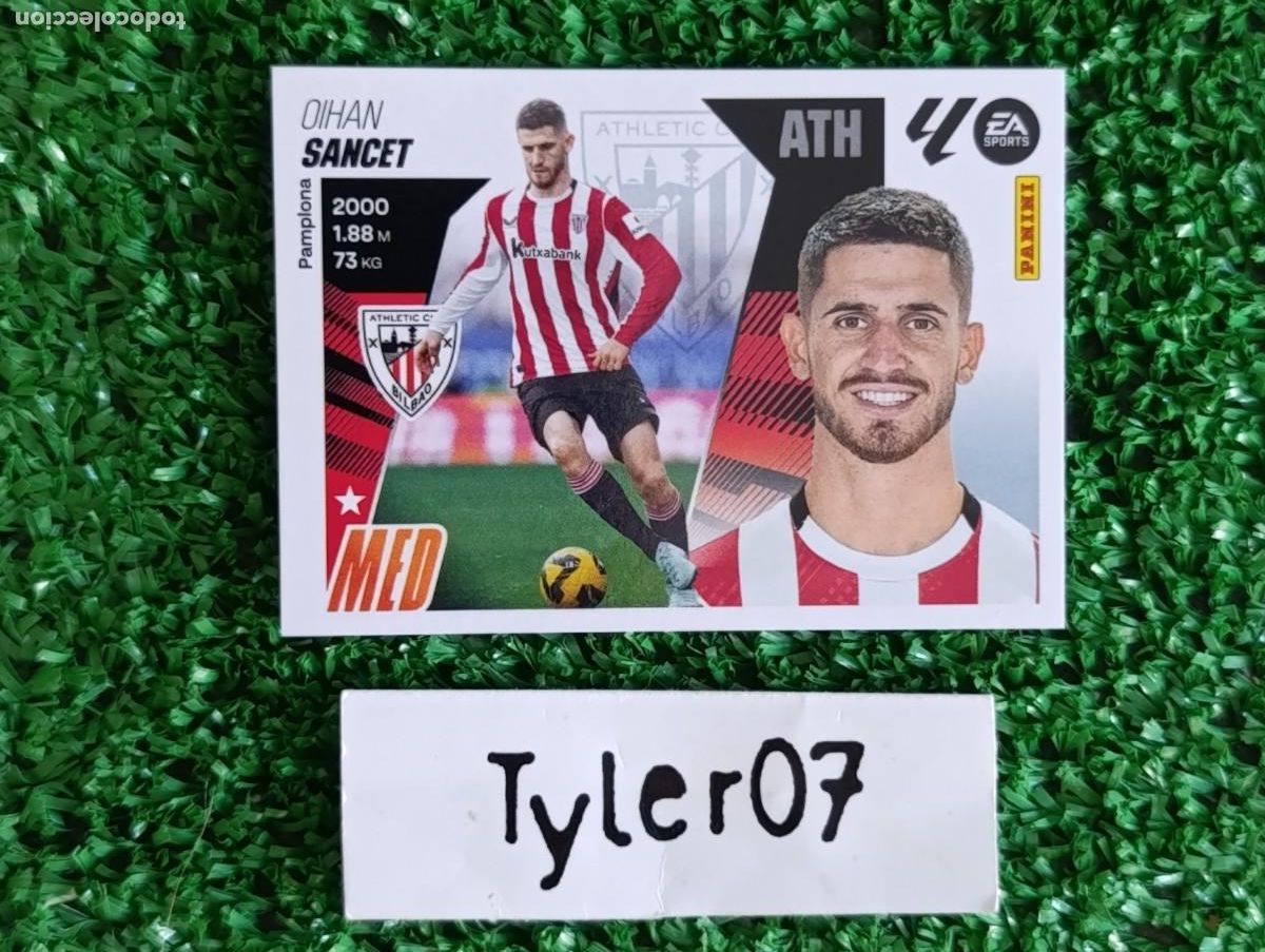 Coleccionismo Cromos antiguos: SANCET ATHLETIC BILBAO 15 LIGA ESTE 2025 2026 25 26