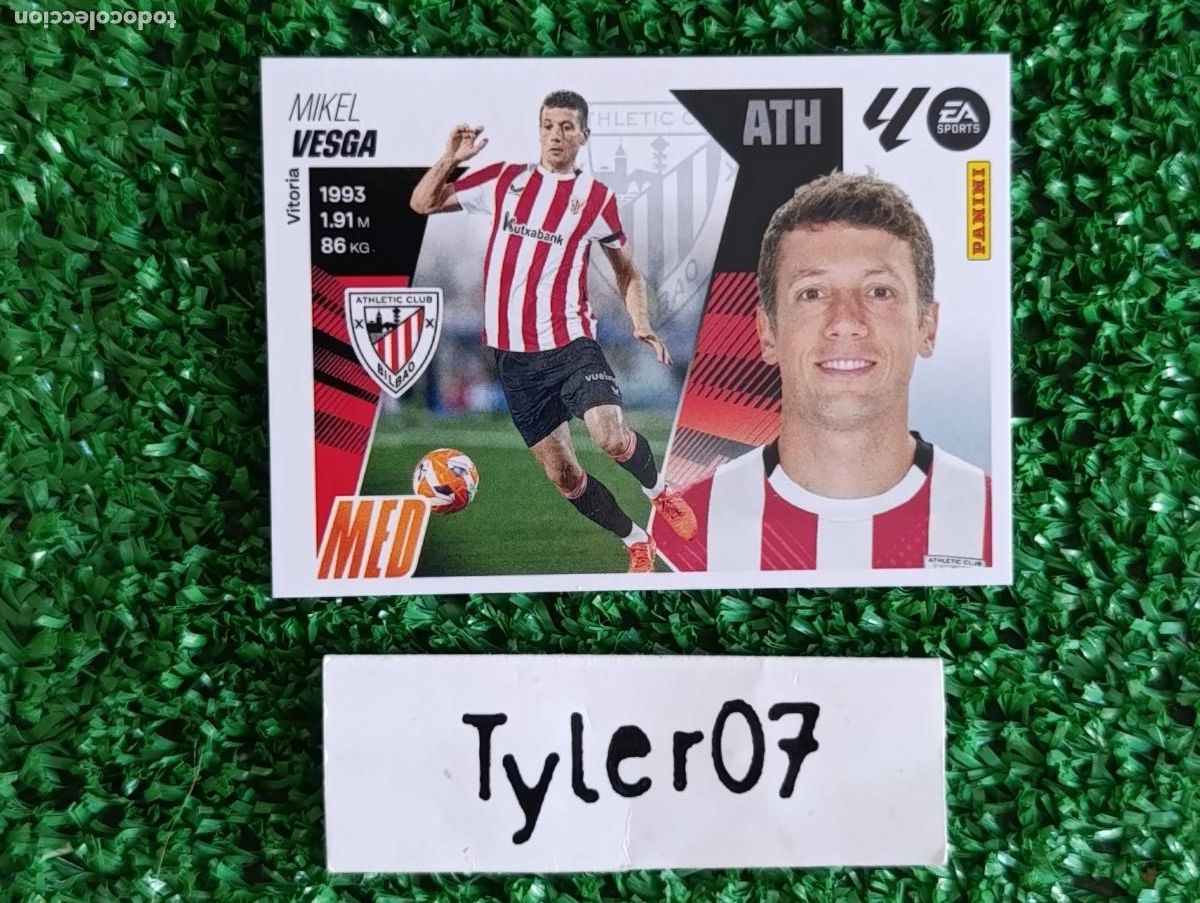 Coleccionismo Cromos antiguos: VESGA ATHLETIC BILBAO 10 LIGA ESTE 2025 2026 25 26