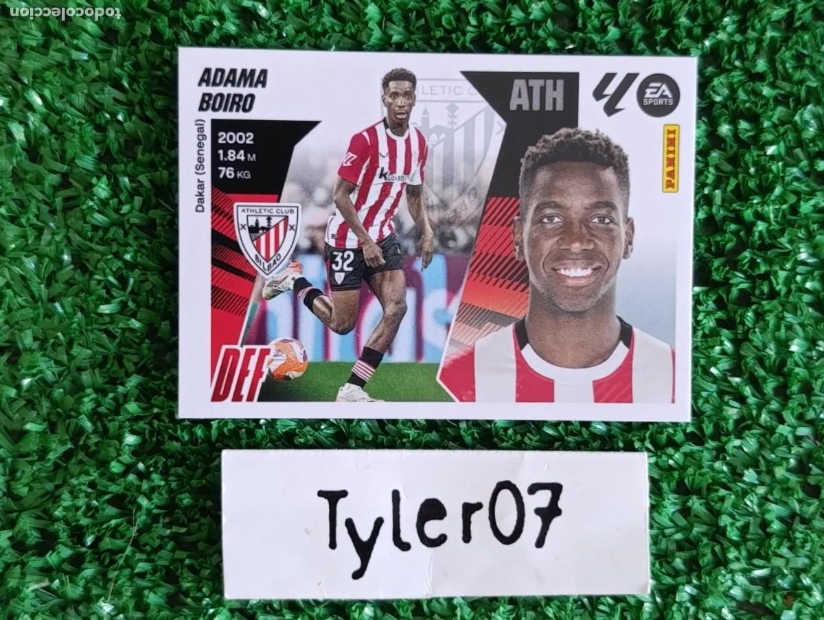 Coleccionismo Cromos antiguos: ADAMA BOIRO ATHLETIC BILBAO 9B LIGA ESTE 2025 2026 25 26