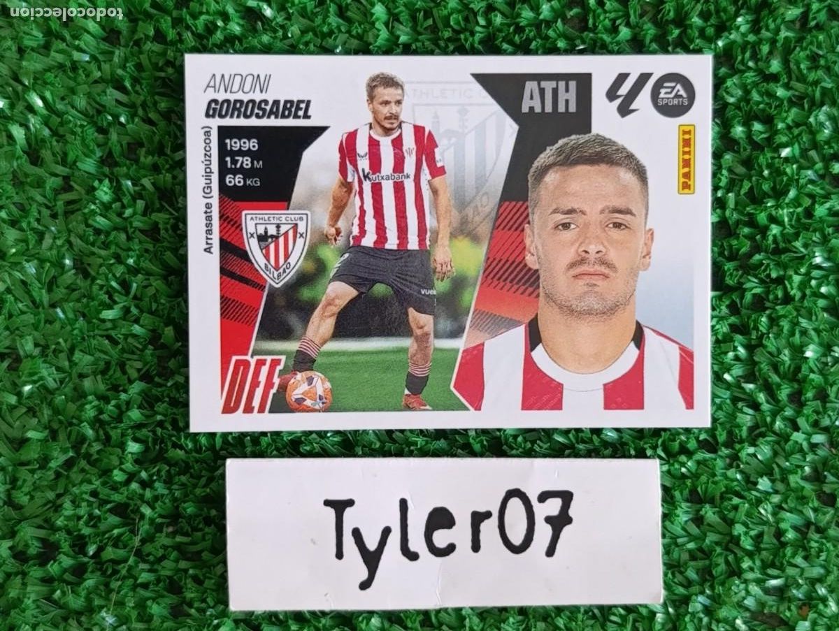 Coleccionismo Cromos antiguos: GOROSABEL ATHLETIC BILBAO 5A LIGA ESTE 2025 2026 25 26