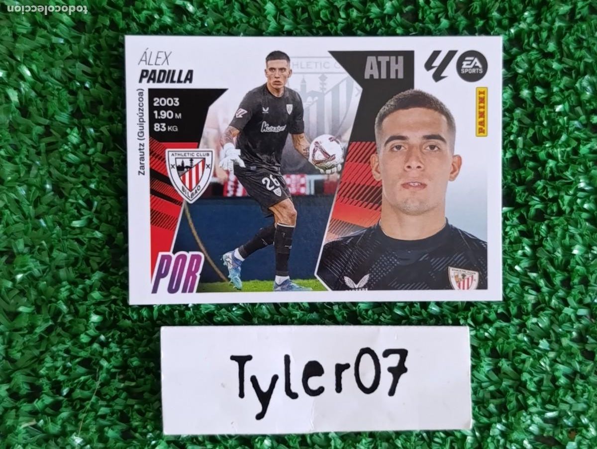 Coleccionismo Cromos antiguos: PADILLA ATHLETIC BILBAO 4 LIGA ESTE 2025 2026 25 26