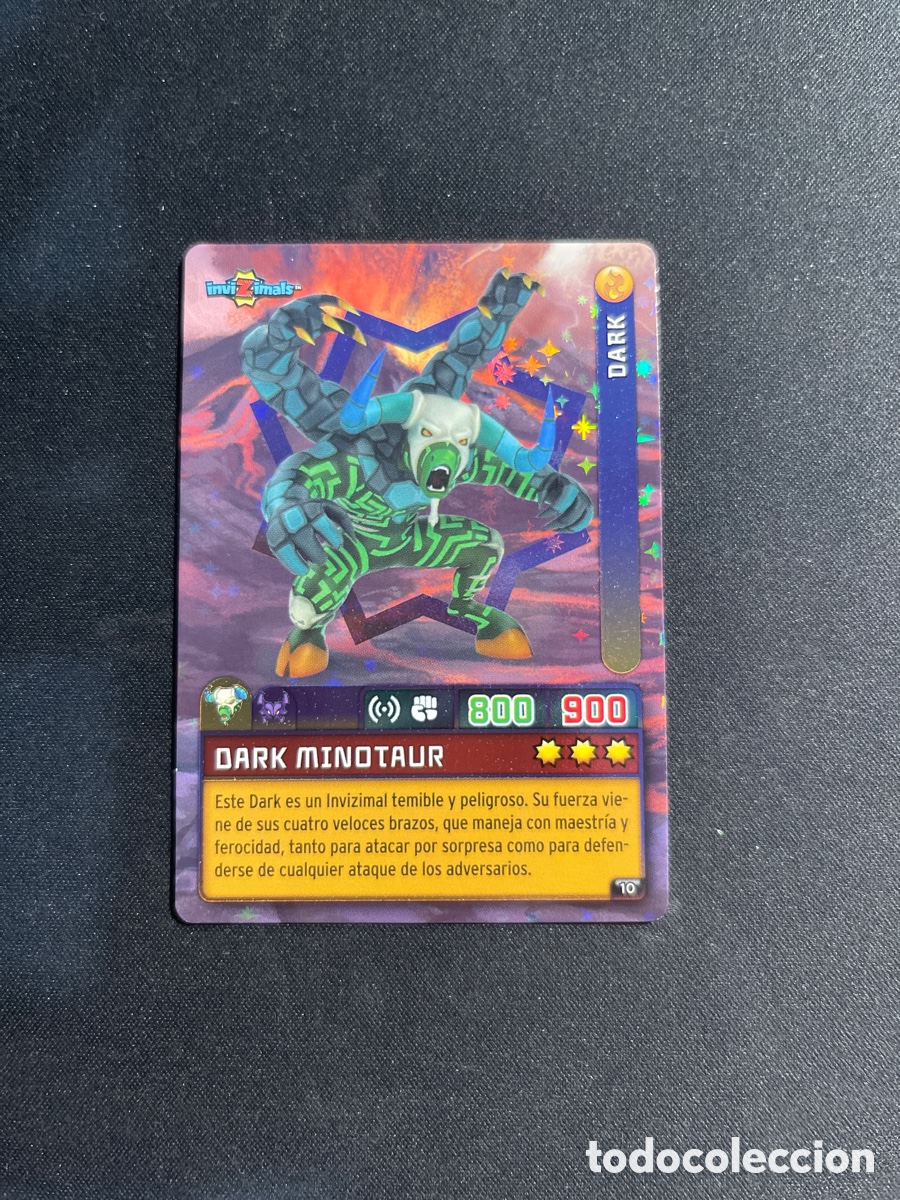 Collezionismo Figurine antiche: Dark Minotaur 10 Invizimals Criaturas Secretas 2023 Panini