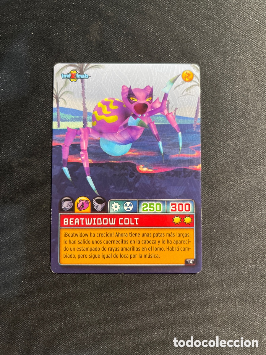 Collezionismo Figurine antiche: Beatwidow Colt 14 Invizimals Criaturas Secretas 2023 Panini