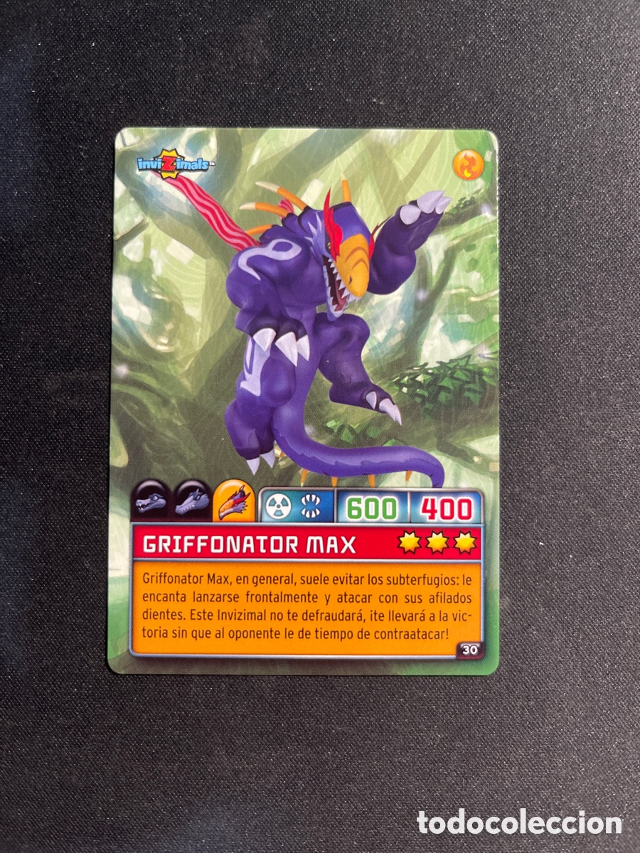 Collezionismo Figurine antiche: Griffonator Max 30 Invizimals Criaturas Secretas 2023 Panini