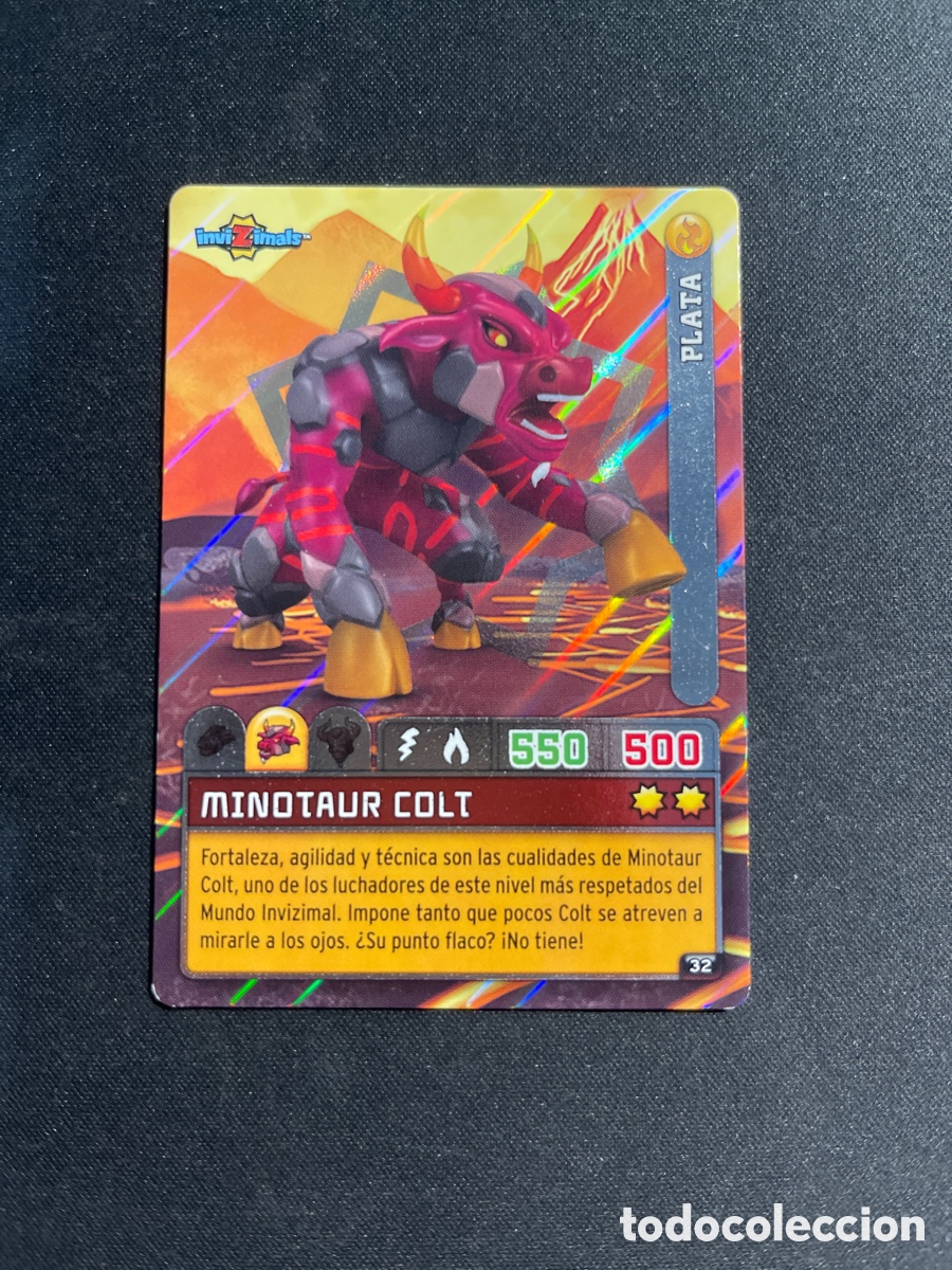 Colecionismo Cromos antigos: Minotaur Colt 32 Invizimals Criaturas Secretas 2023 Panini