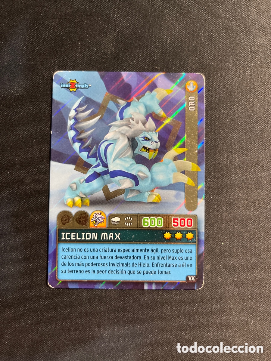 Coleccionismo Cromos antiguos: Icelion Max 66 Invizimals Criaturas Secretas 2023 Panini