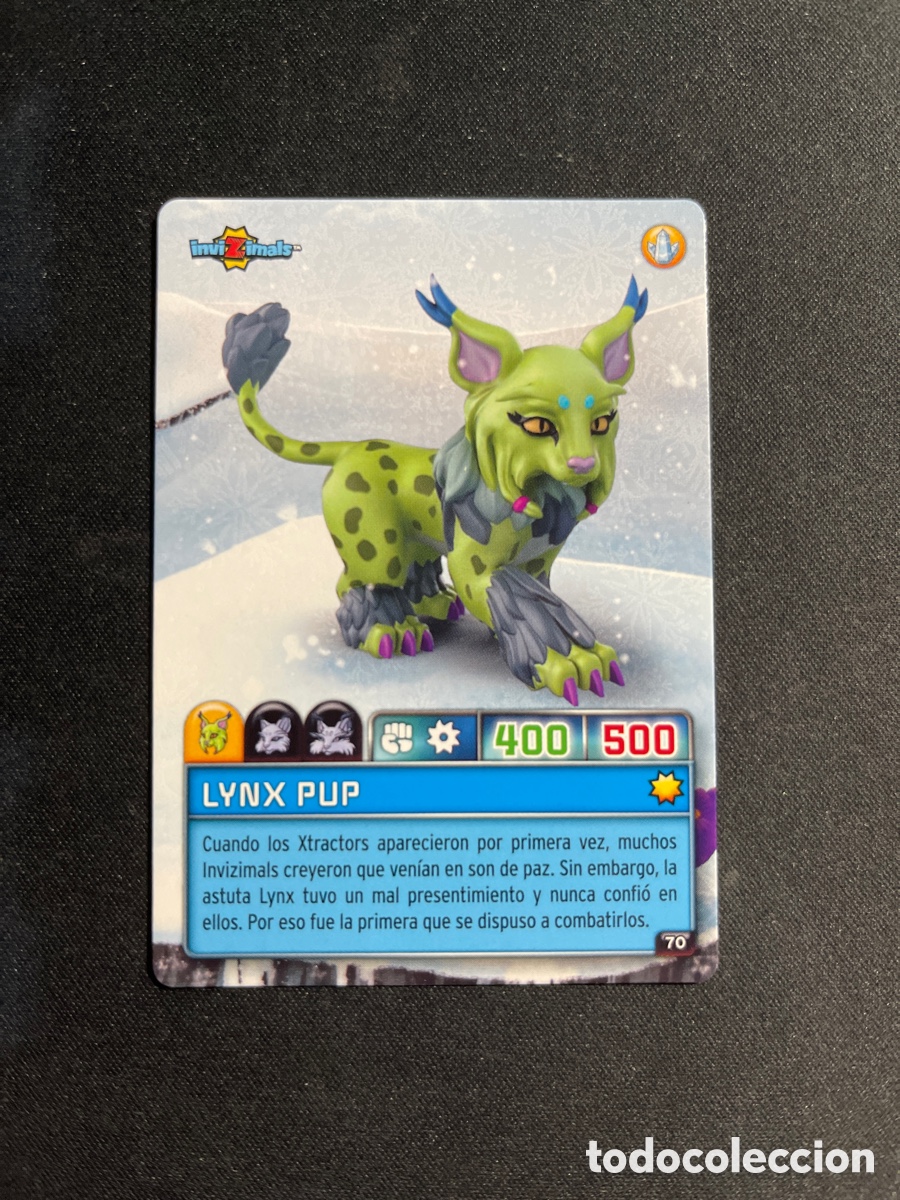Coleccionismo Cromos antiguos: Lynx Pup 70 Invizimals Criaturas Secretas 2023 Panini