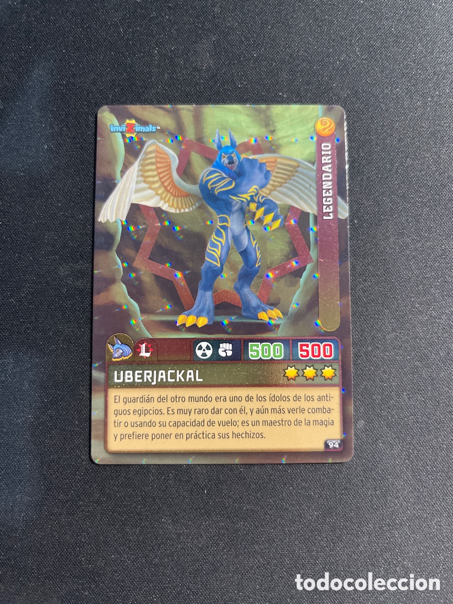 Collectionnisme Cartes &agrave; collectionner anciennes: Uberjackal 94 Invizimals Criaturas Secretas 2023 Panini