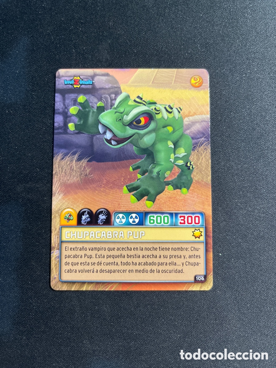 Coleccionismo Cromos antiguos: Chupacabra Pup 106 Invizimals Criaturas Secretas 2023 Panini