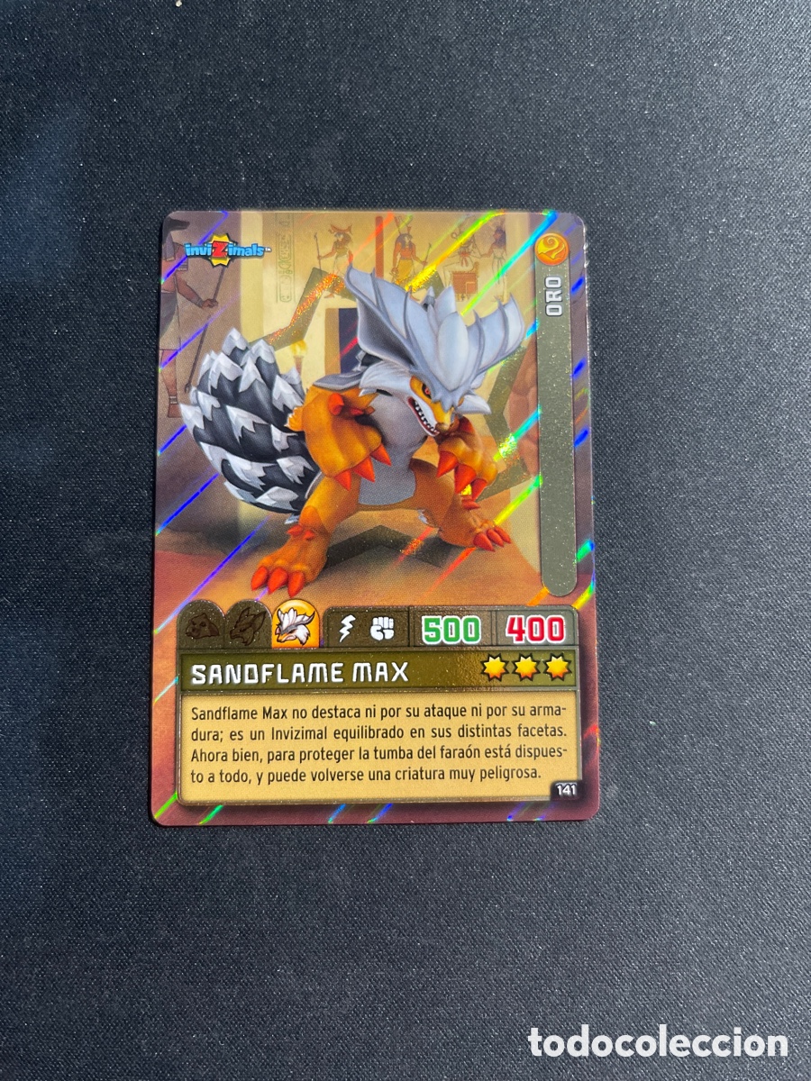 Coleccionismo Cromos antiguos: Sandflame Max 141 Invizimals Criaturas Secretas 2023 Panini