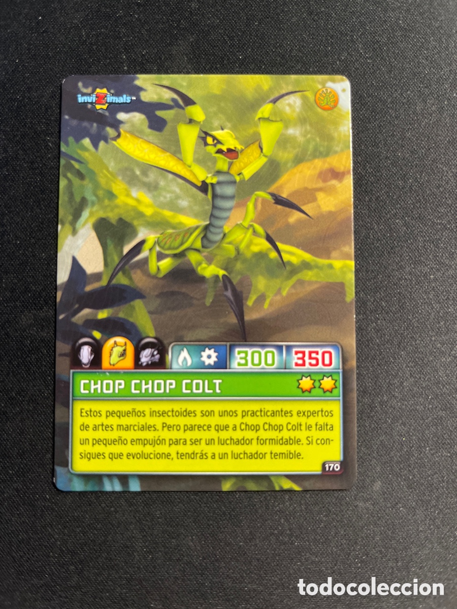 Coleccionismo Cromos antiguos: Chop Chop Colt 170 Invizimals Criaturas Secretas 2023 Panini