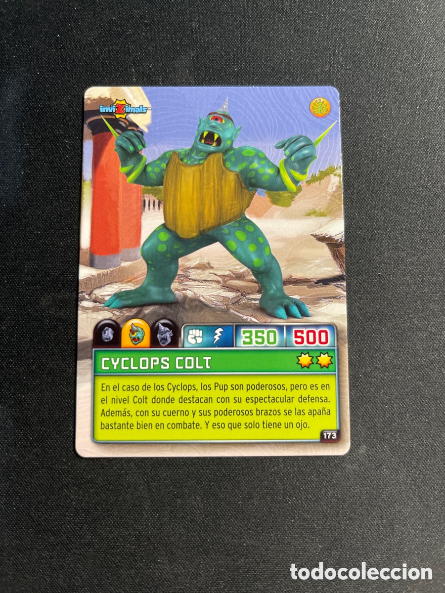 Coleccionismo Cromos antiguos: Cyclops Colt 173 Invizimals Criaturas Secretas 2023 Panini