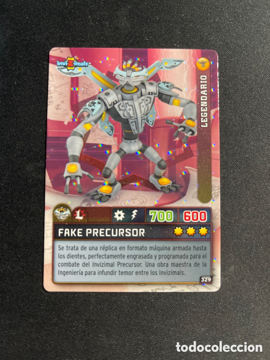 Coleccionismo Cromos antiguos: Fake Precursor 329 Invizimals Criaturas Secretas 2023 Panini