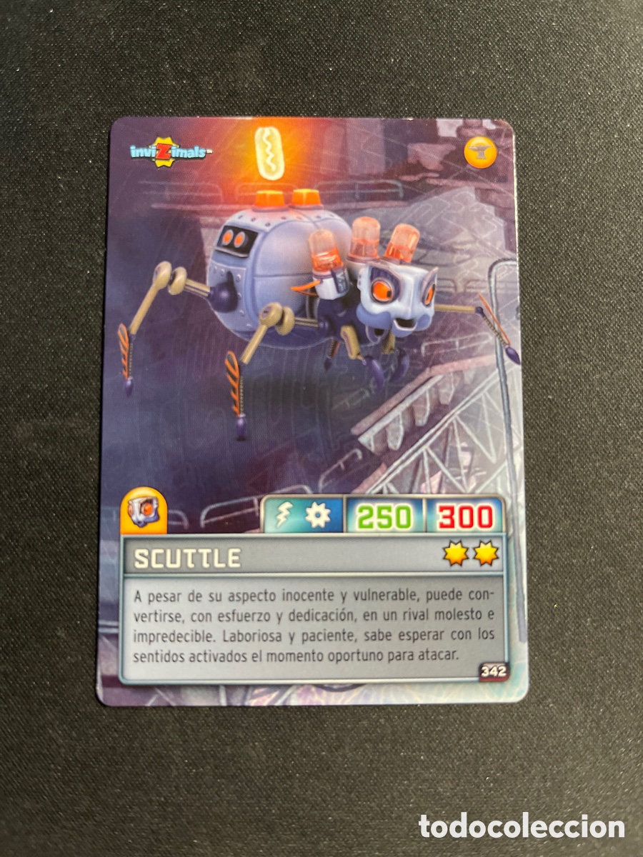 Coleccionismo Cromos antiguos: Scuttle 342 Invizimals Criaturas Secretas 2023 Panini