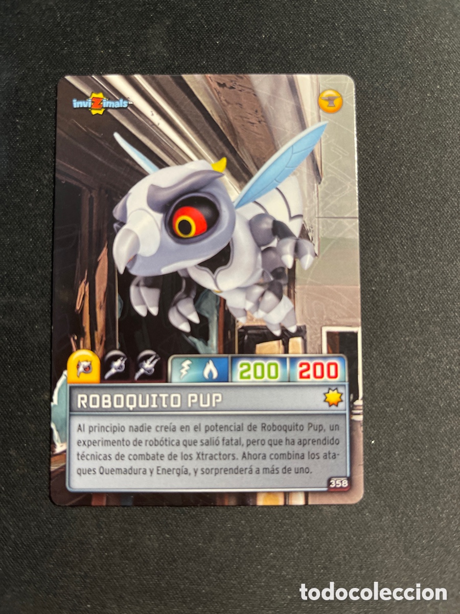 Coleccionismo Cromos antiguos: Roboquito Pup 358 Invizimals Criaturas Secretas 2023 Panini