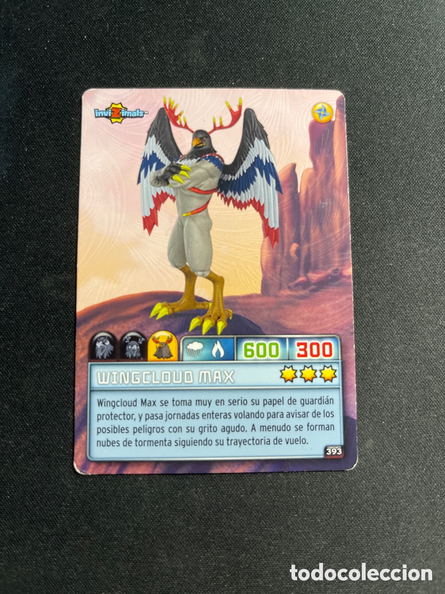 Coleccionismo Cromos antiguos: Wingcloud Max 393 Invizimals Criaturas Secretas 2023 Panini