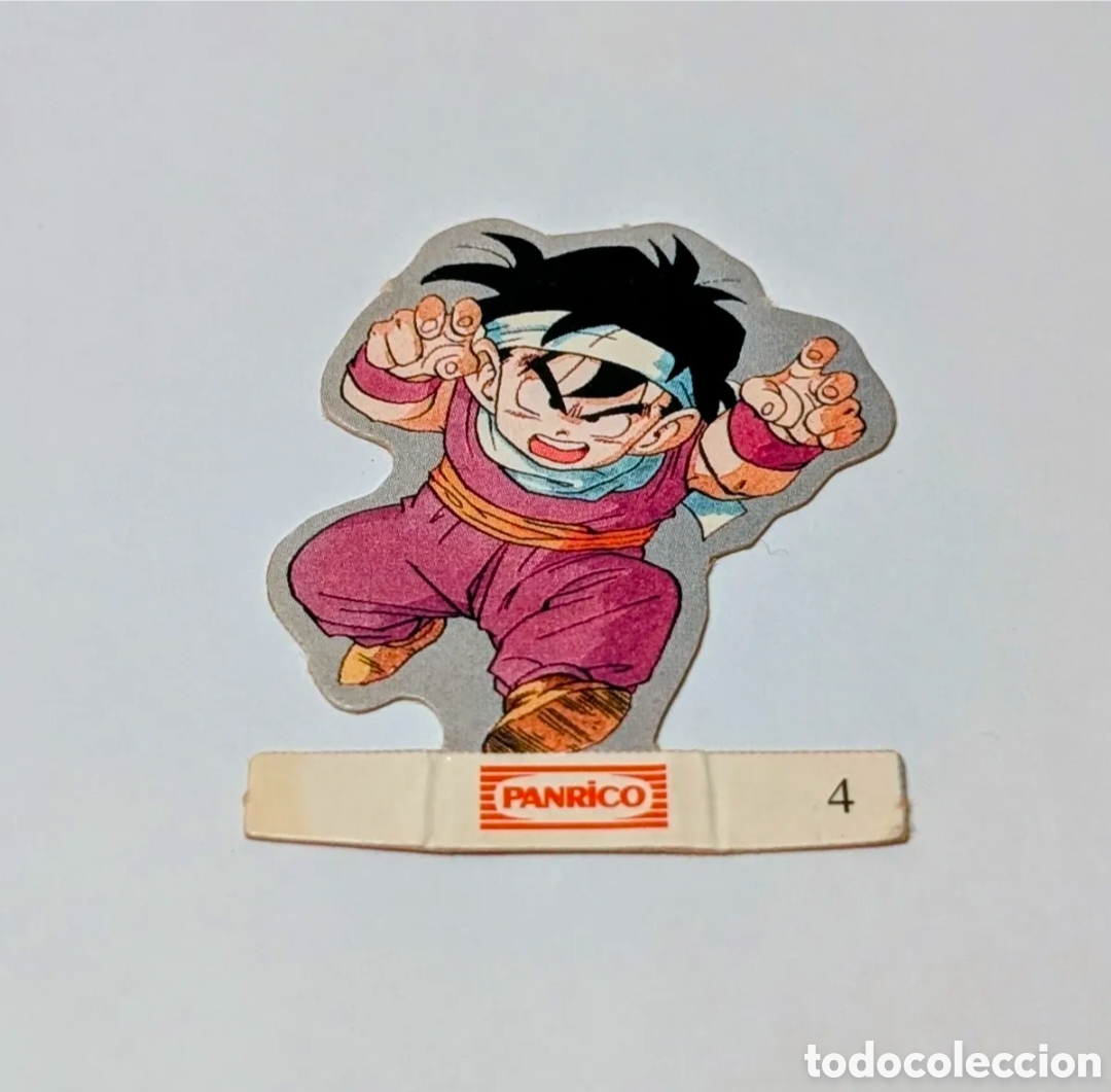 Coleccionismo Cromos antiguos: Dragon Ball cromo Panrico Troquelado. N&deg;4. Gohan. Bola de Dragon. Bola de Drac. Dragon Ball Z