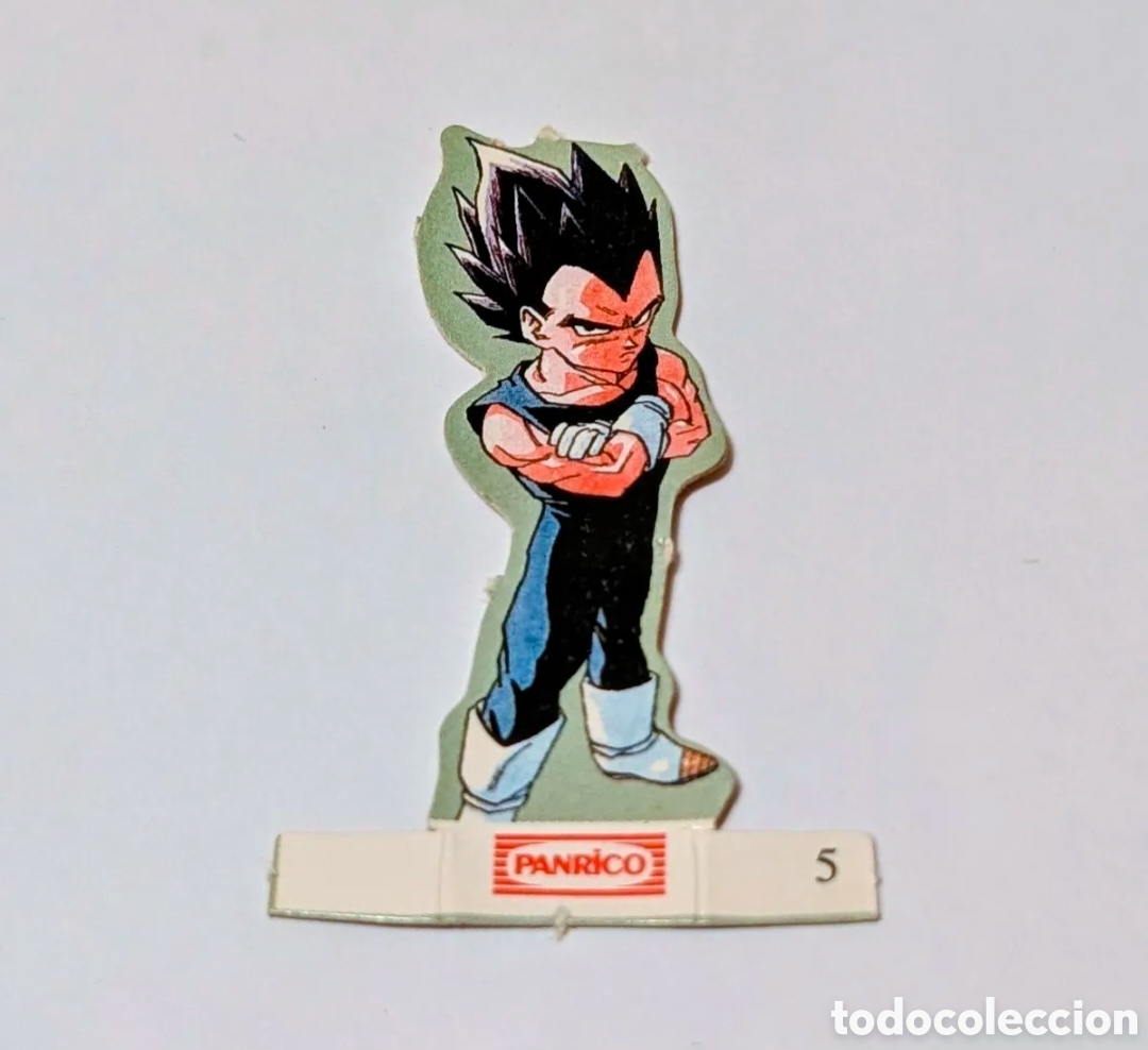 Coleccionismo Cromos antiguos: Dragon Ball cromo Panrico Troquelado. N&deg;5. Vegeta. Bola de Dragon. Bola de Drac. Dragon Ball Z