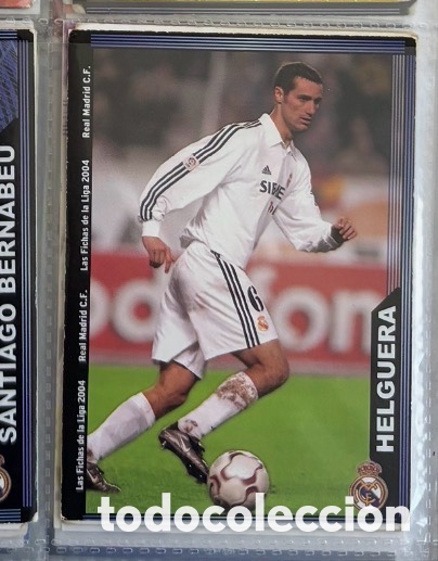 Coleccionismo Cromos antiguos: Real Madrid - 10 Helguera - Mundicromo - Liga 2003-2004