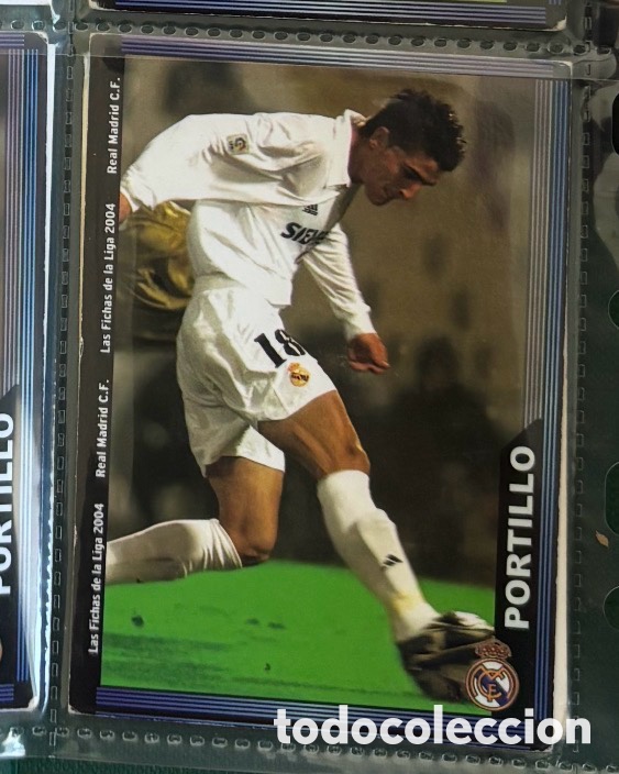 Coleccionismo Cromos antiguos: Portillo Real Madrid Mundicromo 2003-2004 Cromo n&ordm; 23