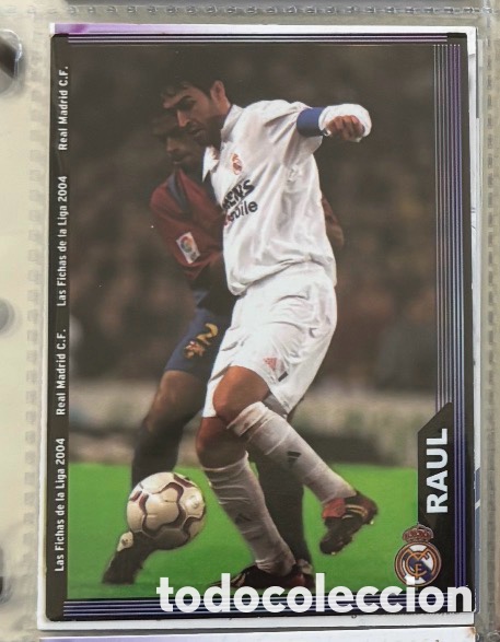 Coleccionismo Cromos antiguos: RA&Uacute;L GONZ&Aacute;LEZ BLANCO MUNDICROMO 2004 N&ordm; 20 REAL MADRID