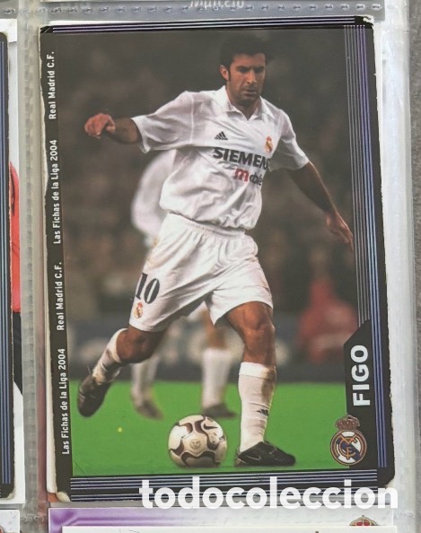 Coleccionismo Cromos antiguos: FIGO #21 REAL MADRID 2003/04 MUNDICROMO