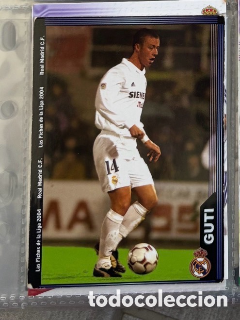 Coleccionismo Cromos antiguos: GUTI #18 REAL MADRID 2003/04 MUNDICROMO