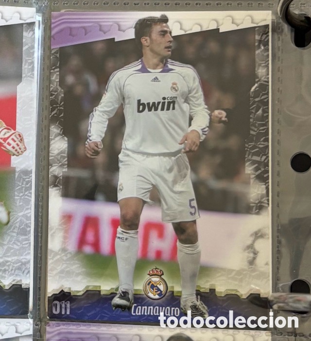 Coleccionismo Cromos antiguos: N&deg; 11 Cannavaro Mundicromo 2008/2009 carta cromo