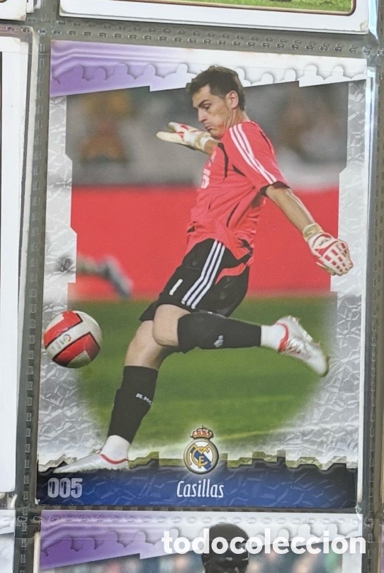 Coleccionismo Cromos antiguos: CASILLAS MUNDICROMO 2008-2009. #5 REAL MADRID carta cromo