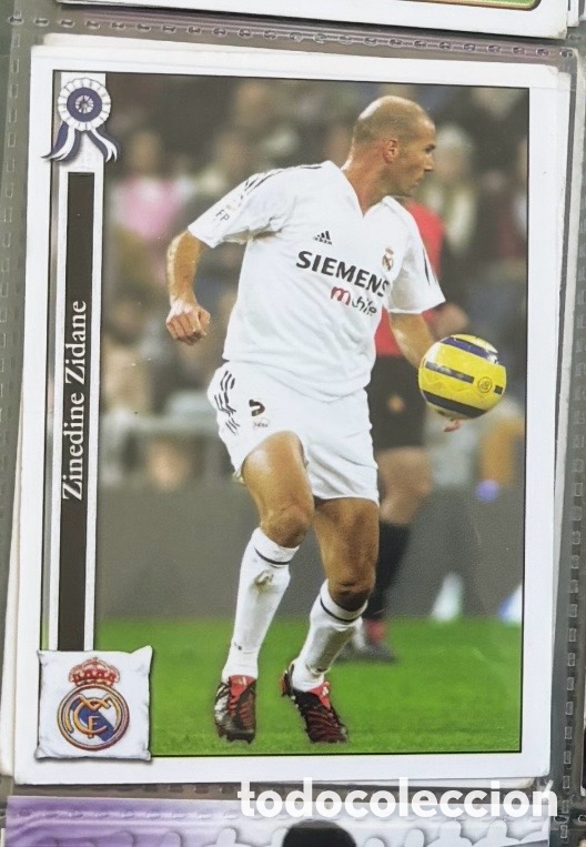 Coleccionismo Cromos antiguos: Cromo carta Zidane Mundicromo 05-06