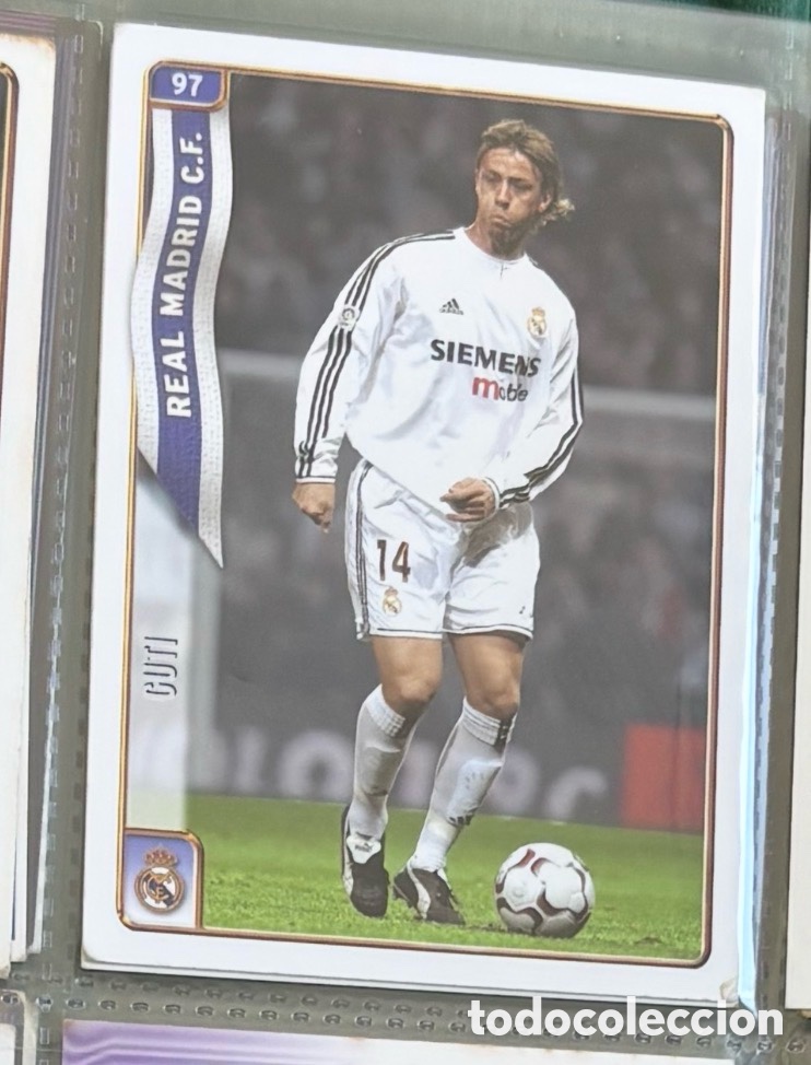 Coleccionismo Cromos antiguos: N&ordm; 97 GUTI REAL MADRID - CROMO CARTA 2004-2005 MUNDICROMO