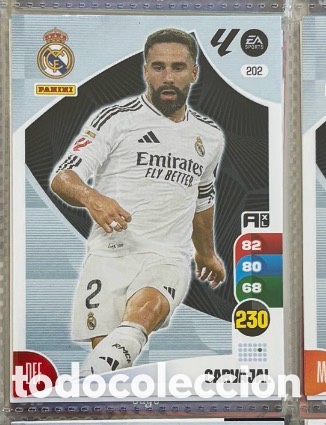 Coleccionismo Cromos antiguos: CARVAJAL ADRENALYN XL 2024 2025 PANINI REAL MADRID