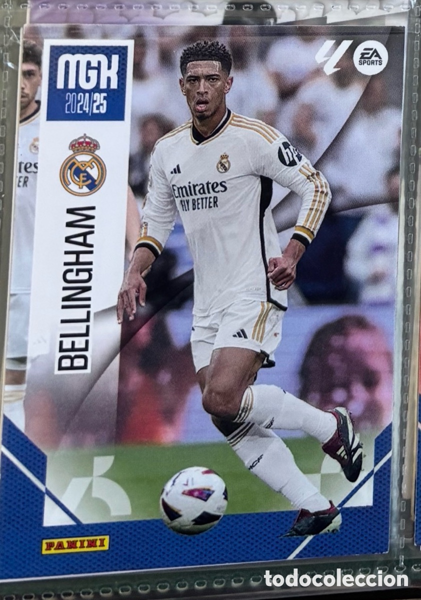 Coleccionismo Cromos antiguos: JUDE BELLINGHAM REAL MADRID CARTA CROMO MGK MEGACRACK 2024 2025