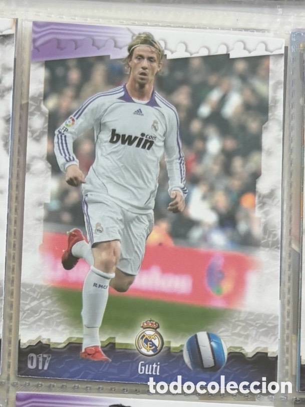 Coleccionismo Cromos antiguos: GUTI 2008-2009 MUNDICROMO- REAL MADRID CARTA CROMO
