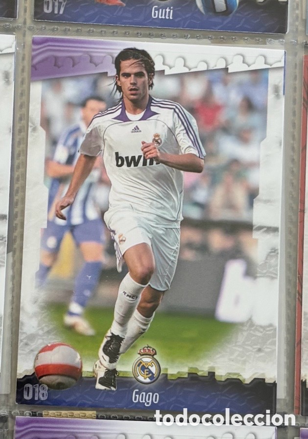 Coleccionismo Cromos antiguos: GAGO 2008-2009 MUNDICROMO- REAL MADRID CARTA CROMO