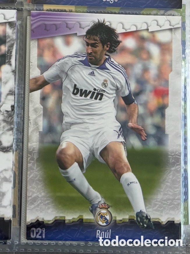 Coleccionismo Cromos antiguos: RA&Uacute;L GONZ&Aacute;LEZ BLANCO 2008-2009 MUNDICROMO- REAL MADRID CARTA CROMO