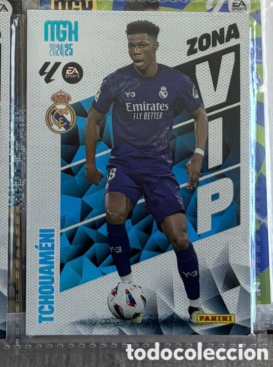 Coleccionismo Cromos antiguos: ZONA VIP TCHOUAMENI MGK 2024 2025 MEGACRACKS REAL MADRID