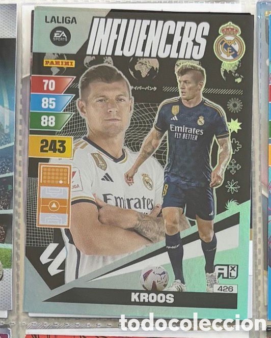 Coleccionismo Cromos antiguos: TONI KROOS INFLUENCERS ADRENALYN XL 2023 2024 REAL MADRID