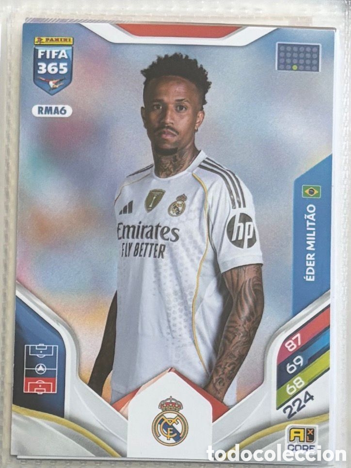 Coleccionismo Cromos antiguos: EDER MILITAO Panini Adrenalyn XL FIFA 365 2026 REAL MADRID
