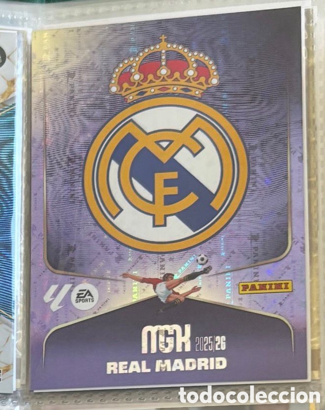 Coleccionismo Cromos antiguos: ESCUDO MGK MEGACRACKS 2025 2026 REAL MADRID
