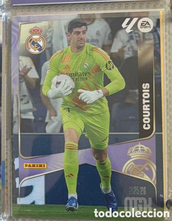 Coleccionismo Cromos antiguos: COURTOIS MGK MEGACRACKS 2025 2026 REAL MADRID