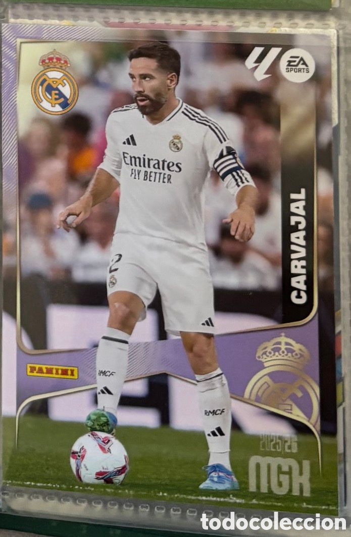Coleccionismo Cromos antiguos: CARVAJAL MGK MEGACRACKS 2025 2026 REAL MADRID
