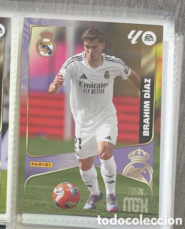 Coleccionismo Cromos antiguos: BRAHIM DIAZ MGK MEGACRACKS 2025 2026 REAL MADRID