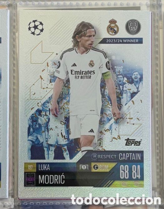 Coleccionismo Cromos antiguos: LUKA MODRIC Real Madrid Topps Match Attax Champions League 2024 2025