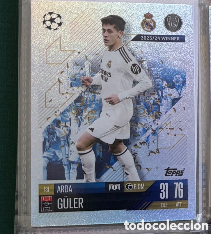 Coleccionismo Cromos antiguos: ARDA GULER Real Madrid Topps Match Attax Champions League 2024 2025