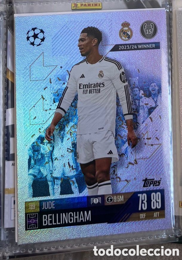 Coleccionismo Cromos antiguos: JUDE BELLINGHAM Real Madrid Topps Match Attax Champions League 2024 2025