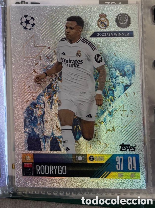 Coleccionismo Cromos antiguos: RODRYGO Real Madrid Topps Match Attax Champions League 2024 2025