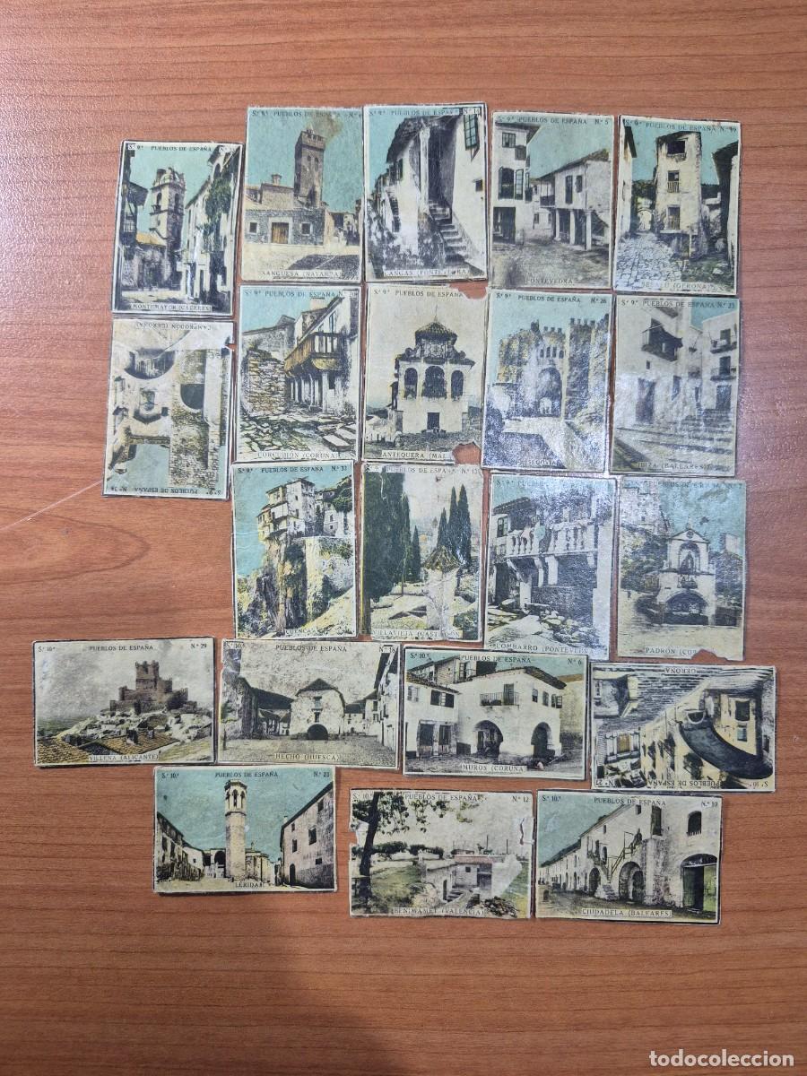 Coleccionismo Cromos antiguos: CROMOS PUEBLOS DE ESPA&Ntilde;A