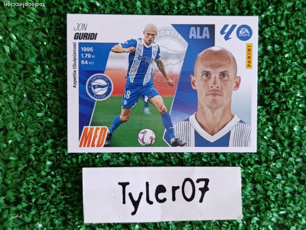 Coleccionismo Cromos antiguos: GURIDI ALAVES 13 LIGA ESTE 2025 2026 25 26